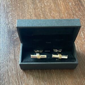Silver and Gold Cufflinks